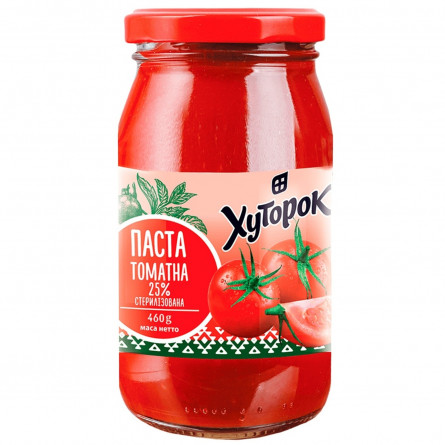 Паста томатна Хуторок 25% 460г