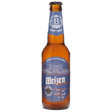 Пиво ТМ Волынский Бровар Weizen пшеничное светлое нефильтрованное 4,9% 0,35л mini slide 1