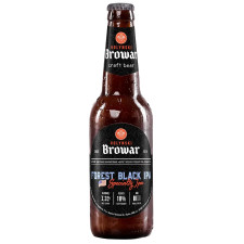 Пиво ТМ Волынский Бровар Forest Black IPA темное нефильтрованное 7,3% 0,35л mini slide 1