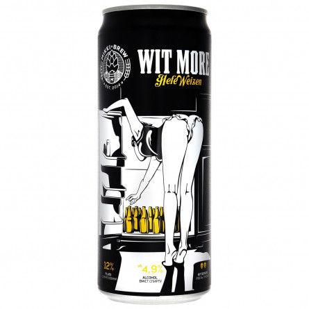 Пиво Mikki Brew Wit More Hefe Weizen світле пшеничне 4,9% 0,33л