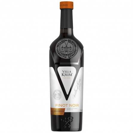 Вино Villa Krim Пино Нуар красное полусладкое 9-13% 0,75л slide 1