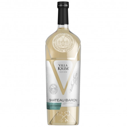 Вино Villa Krim Шато Барон біле напівсолодке 9-13% 1,5л slide 1