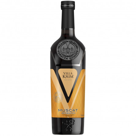 Вино Villa Krim Мускат Бербарро красное полусладкое 9-13% 0,75л slide 1
