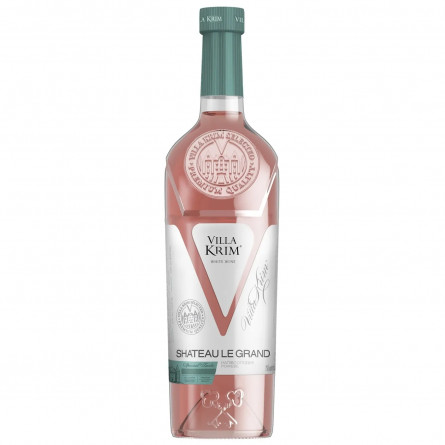Вино Villa Krim Шато Ле Гранд рожеве напівсолодке 9-13% 0,75л