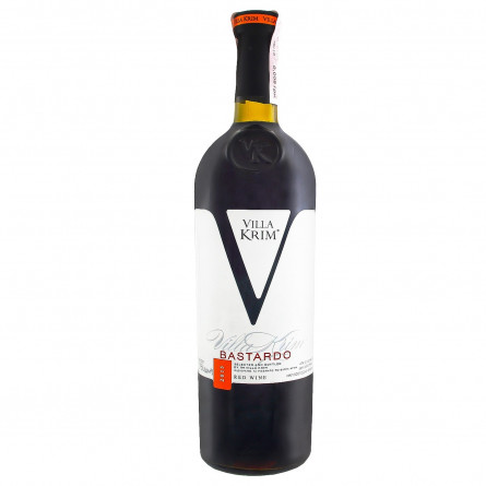 Вино Villa Krim Bastardo червоне напівсолодке 9-13% 0,75л