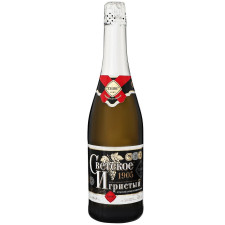 Напій винний ігристий Таїрово Світське білий напівсолодкий 6-6,9% 0,75л mini slide 1