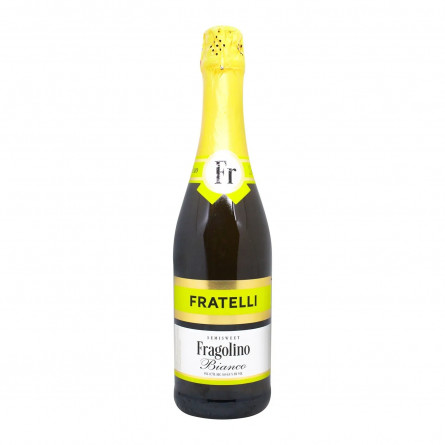 Вино ігристе Fratelli Fragolino Bianco біле напівсолодке 6-6,9% 0,75л slide 1