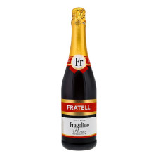 Вино ігристе Fratelli Fragolino Rosso червоне напівсолодке 6-6,9% 0,75л mini slide 1