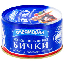 Бички Аквамарин обсмажені в томатному соусі 230г mini slide 1