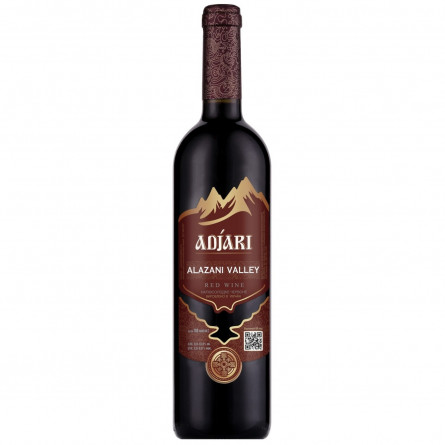 Вино Adjari Алазанская долина красное полусладкое 0,75л slide 1
