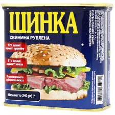 Шинка Power Banka свиняча рублена 340г mini slide 1