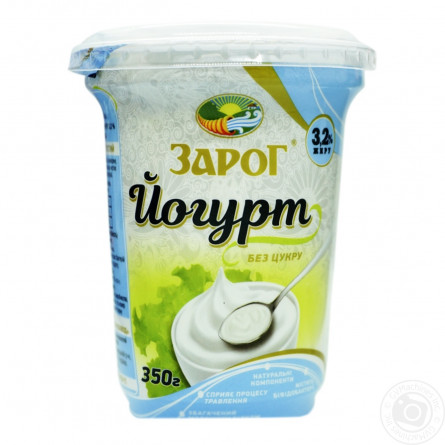 Йогурт Зарог без наповнювача 3.2% 350г