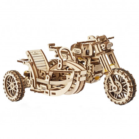 Модель 3D механическая Ugears Мотоцикл Scrambler slide 1