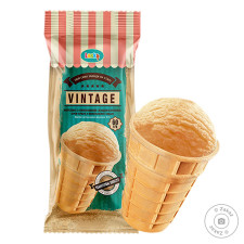 Морозиво Laska Vintage крем-брюле стаканчик 60г mini slide 1