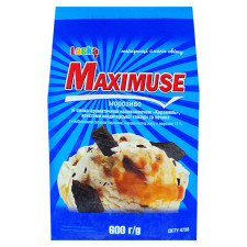 Морозиво Laska MAXIMUSE Карамель з крихтами кондитерської глазурі та печива 600г mini slide 1