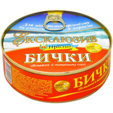 Бички Морской Пролив Ексклюзив обсмажені в томатному соусі 240г mini slide 1