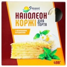 Коржи для торта Домашние Продукты Наполеон 400г mini slide 1