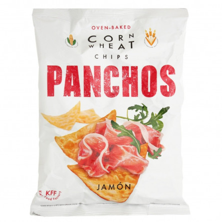 Чіпси Panchos пшенично-кукурудзяні зі смаком хамону 82г