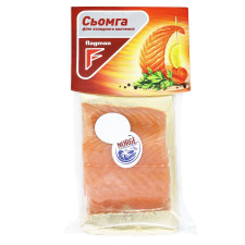 Сьомга Flagman філе шматок на шкірі холодного копчення 240г mini slide 1