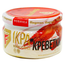 Икра мойвы Flagman в соусе со вкусом креветки 180г mini slide 1