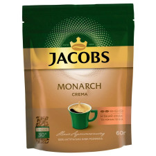 Кава Jacobs Monarch Crema розчинна 60г mini slide 1