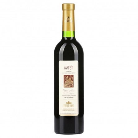 Вино Vardiani Алгети красное полусладкое 9-13% 0,75л