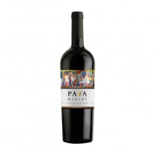 Вино Pava Мерло ординарне червоне сухе 9,5-14% 0,75л mini slide 1