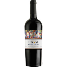 Вино Pava ординарне червоне напівсолодке 9,5-13% 0,75л mini slide 1