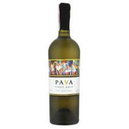 Вино Pava Pinot Gris біле сухе 9,5-14% 0,75л slide 1