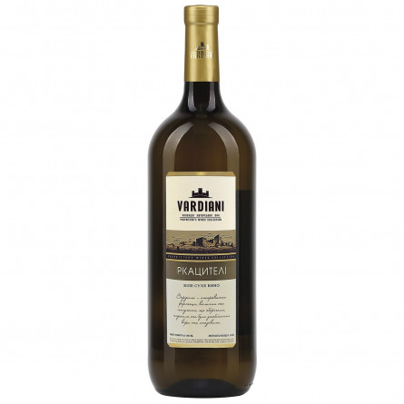 Вино Вардиани Ркацители белое сухое 9,5-14% 1,5л