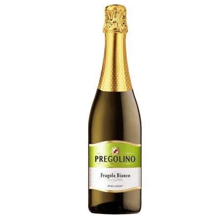 Напій винний Pregolino Fragola Bianco напівсолодкий білий 5-8,5% 0,75л