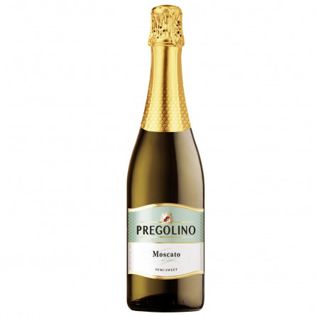 Напиток винный Pregolino Moscato полусладкий белый 5-8,5% 0,75
