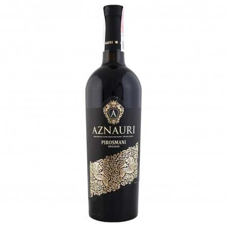 Вино Aznauri Pirosmani красное полусладкое 9-13% 0,75л slide 1