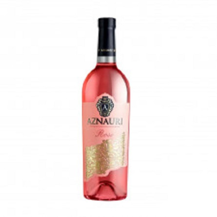 Вино Aznauri Rose рожеве напівсолодке 0,75л slide 1