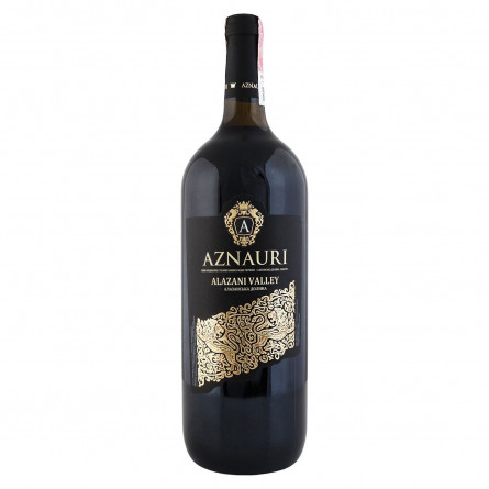 Вино Aznauri Алазанская долина красное полусладкое 9-13% 1,5л