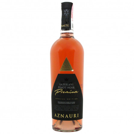 Вино Aznauri Premium Saperavi-Pino Nout розовое сухое 9,5-14% 0,75л slide 1