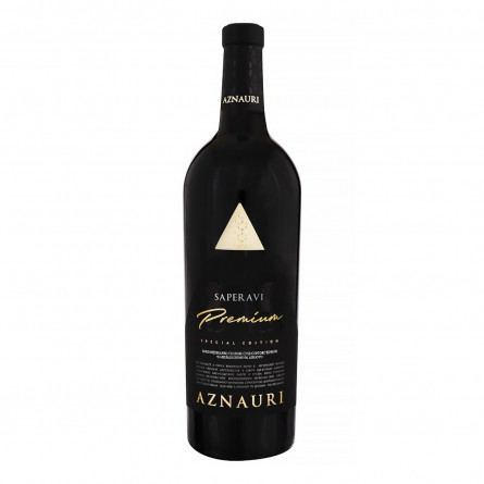 Вино Aznauri Saperavi Premium червоне сухе 9.5-14% 0,75л