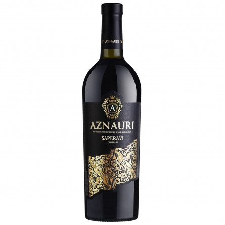Вино Aznauri Саперави красное сухое 11% 0,75л slide 1