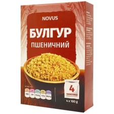 Булгур Novus пшеничний порційний 4х100г mini slide 1