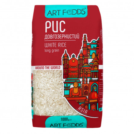 Рис Art Foods длиннозерный шлифованный 1кг slide 1