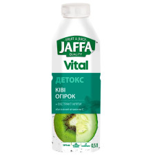 Напій з соком Jaffa Vital Детокс Ківі-Огірок з екстрактом м'яти, збагачений вітаміном С 0,5л mini slide 1