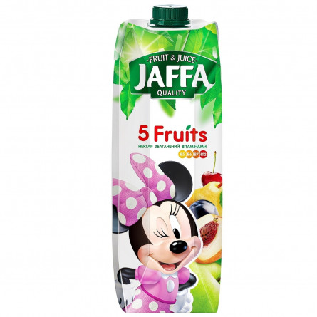 Нектар із суміші фруктів збагачений вітамінами Jaffa "5 Фруктів" 0,95л slide 1