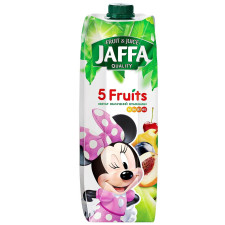 Нектар із суміші фруктів збагачений вітамінами Jaffa "5 Фруктів" 0,95л mini slide 1