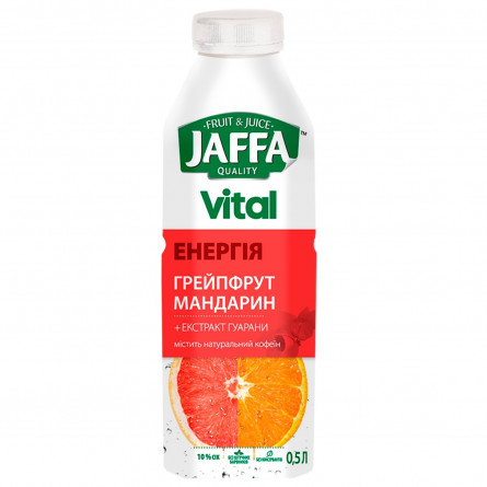 Напій з соком Jaffa Vital Енергія Грейпфрут-Мандарин з екстрактом гуарани 0,5л