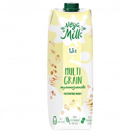 Напиток мультизлаковый Vega Milk ультрапастеризованный 1,5% 950мл slide 1
