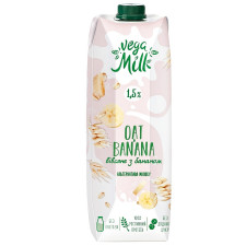 Напиток Овсяный с бананом Vega Milk без сахара 1.5% 0,95л mini slide 1