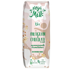 Напиток мультизлаковый Vega Milk с какао ультрапастеризованный 2,5% 250мл mini slide 1