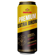 Пиво Оболонь Premium Extra Brew светлое 4,6% 0,5л - банка mini slide 1