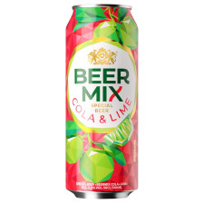 Пиво Оболонь Beermix Cola+Lime 2,6% 0,5л mini slide 1