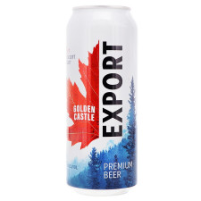 Пиво Golden Castle Export світле 4,8% 0,5л mini slide 1